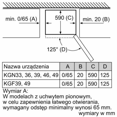 BOSCH Chłodziarko-zamrażarka BOSCH KGN39VIEB BOSCH Chłodziarko-zamrażarka BOSCH KGN39VIEB