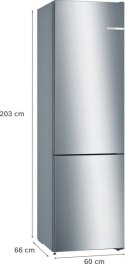 BOSCH Chłodziarko-zamrażarka BOSCH KGN39VIEB BOSCH Chłodziarko-zamrażarka BOSCH KGN39VIEB