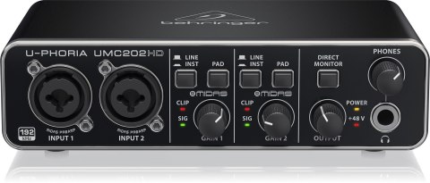 Behringer Behringer UMC202HD - Interfejs audio USB Behringer Behringer UMC202HD - Interfejs audio USB