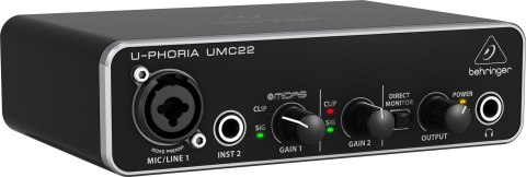 Behringer Behringer UMC22 - Interfejs audio USB Behringer Behringer UMC22 - Interfejs audio USB