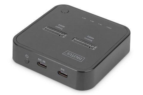 DIGITUS DIGITUS STACJA DOKUJĄCA DO SSD M.2 NVME Z FUNKCJĄ KLONOWANIA OFFLINE, USB-C, CZARNA DA-71545 DIGITUS DIGITUS STACJA DOKUJĄCA DO SSD M.2 NVME Z FUNKCJĄ KLONOWANIA OFFLINE, USB-C, CZARNA DA-71545