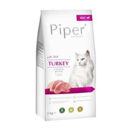 DOLINA NOTECI DOLINA NOTECI Piper Animals z indykiem - sucha karma dla kota - 3 kg