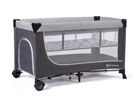 KinderKraft Kinderkraft Łóżeczko turystyczne LEODY grey (WYPRZEDAŻ)