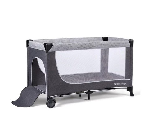 KinderKraft Kinderkraft Łóżeczko turystyczne LEODY grey (WYPRZEDAŻ)