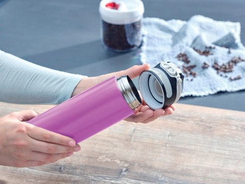LEIFHEIT Kubek termiczny Flip 600 ml purpurowy 3274 LEIFHEIT