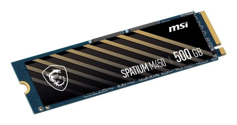 MSI Dysk SSD MSI SPATIUM M450 PCIe 4.0 NVMe M.2 500GB MSI Dysk SSD MSI SPATIUM M450 PCIe 4.0 NVMe M.2 500GB