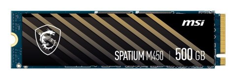 MSI Dysk SSD MSI SPATIUM M450 PCIe 4.0 NVMe M.2 500GB MSI Dysk SSD MSI SPATIUM M450 PCIe 4.0 NVMe M.2 500GB