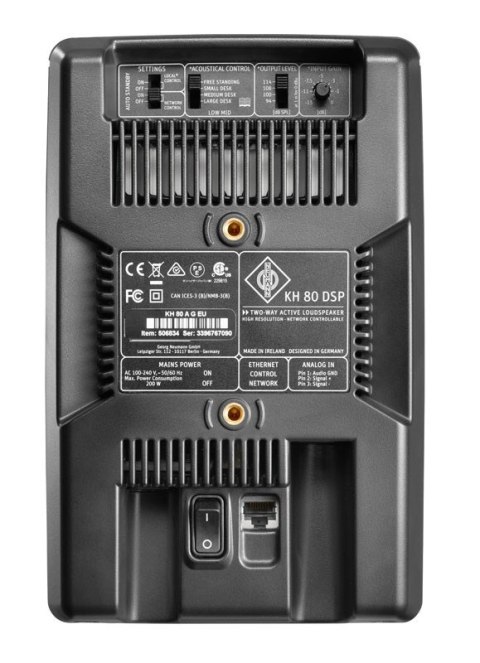 NEUMANN Neumann KH 80 DSP A - Aktywny 2-drożny (4"+1") monitor studyjny NEUMANN Neumann KH 80 DSP A - Aktywny 2-drożny (4"+1") monitor studyjny