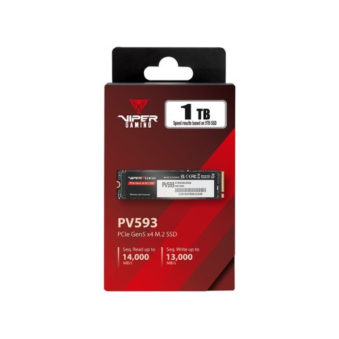 Patriot Memory SSD Patriot Viper PV593 M.2 PCI-E Gen5 x4 NVMe2 1TB Patriot Memory SSD Patriot Viper PV593 M.2 PCI-E Gen5 x4 NVMe2 1TB