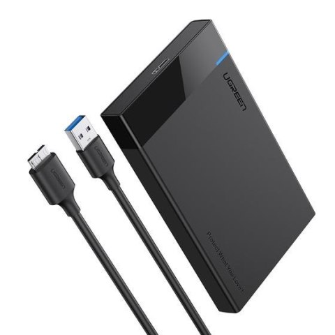 UGREEN Ugreen Obudowa na dysk SATA 2,5'' HDD SSD+kabel 0,5m (czarny) UGREEN Ugreen Obudowa na dysk SATA 2,5'' HDD SSD+kabel 0,5m (czarny)