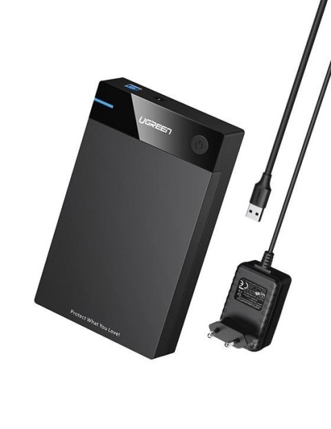 UGREEN Ugreen Obudowa na dysk SATA 3,5'' HDD; USB 3.0 (czarny) UGREEN Ugreen Obudowa na dysk SATA 3,5'' HDD; USB 3.0 (czarny)