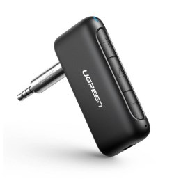 UGREEN Ugreen Odbiornik dźwięku adapter audio Bluetooth 5.0 - 3,5 mm mini jack do samochodu (czarny)