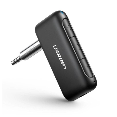 UGREEN Ugreen Odbiornik dźwięku adapter audio Bluetooth 5.0 - 3,5 mm mini jack do samochodu (czarny) UGREEN Ugreen Odbiornik dźwięku adapter audio Bluetooth 5.0 - 3,5 mm mini jack do samochodu (czarny)