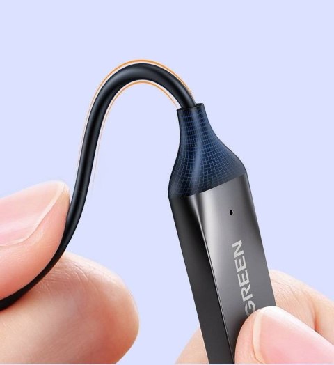 UGREEN Ugreen Odbiornik dźwięku adapter audio Bluetooth 5.3 USB-3,5 mm mini jack (czarny) UGREEN Ugreen Odbiornik dźwięku adapter audio Bluetooth 5.3 USB-3,5 mm mini jack (czarny)