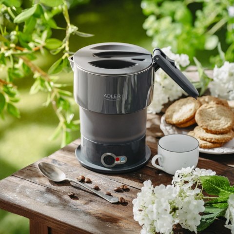 Adler Czajnik silikonowy ADLER AD 1377g szary