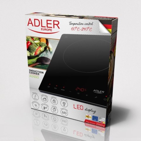Adler Kuchenka indukcyjna ADLER AD 6513 Adler Kuchenka indukcyjna ADLER AD 6513