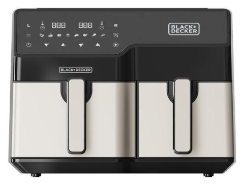 BLACK+DECKER Frytkownica beztłuszczowa Black+Decker Dual Basket BXAF9000E BLACK+DECKER Frytkownica beztłuszczowa Black+Decker Dual Basket BXAF9000E