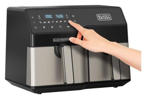 BLACK+DECKER Frytkownica beztłuszczowa Black+Decker Dual Basket BXAF9000E BLACK+DECKER Frytkownica beztłuszczowa Black+Decker Dual Basket BXAF9000E
