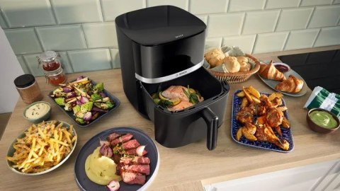 BOSCH Frytownica beztłuszczowa Bosch MAFS2462B (2000W; 6,1l) BOSCH Frytownica beztłuszczowa Bosch MAFS2462B (2000W; 6,1l)