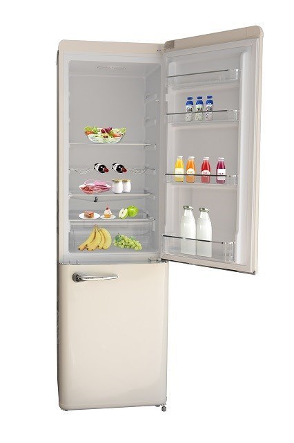 Ravanson Chłodziarko-zamrażarka Retro Ravanson LKK-250RC