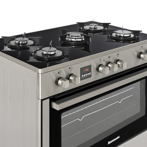 Ravanson Kuchnia gazowo-elektryczna Ravanson KWGE-K90 CHEF MODERN (Płyta gazowa; Piekarnik elektryczny; 900mm) Ravanson Kuchnia gazowo-elektryczna Ravanson KWGE-K90 CHEF MODERN (Płyta gazowa; Piekarnik elektryczny; 900mm)