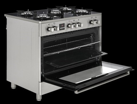 Ravanson Kuchnia gazowo-elektryczna Ravanson KWGE-K90 CHEF MODERN (Płyta gazowa; Piekarnik elektryczny; 900mm) Ravanson Kuchnia gazowo-elektryczna Ravanson KWGE-K90 CHEF MODERN (Płyta gazowa; Piekarnik elektryczny; 900mm)