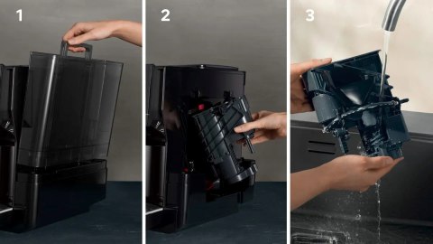 Siemens Ekspres ciśnieniowy Siemens TP713RO9 EQ700 (czarny; 19 barów)