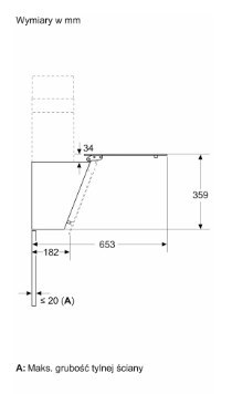 BOSCH Okap BOSCH DWK65DK20