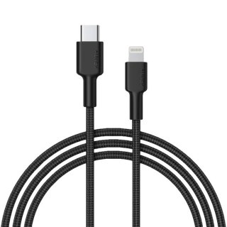 AUKEY AUKEY CB-CL02 NYLONOWY KABEL USB C-LIGHTNING 1.2M