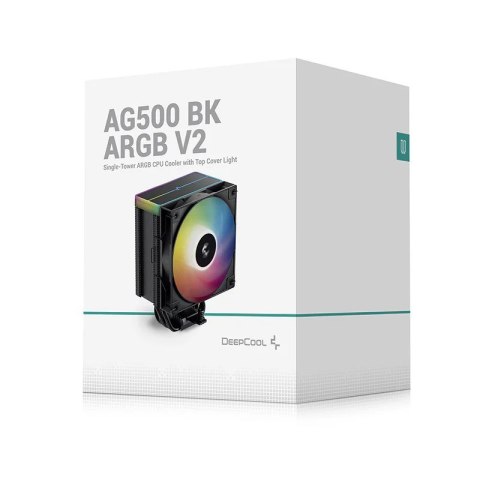 DEEPCOOL Chłodzenie DeepCool AG500 BK ARGB V2 DEEPCOOL Chłodzenie DeepCool AG500 BK ARGB V2