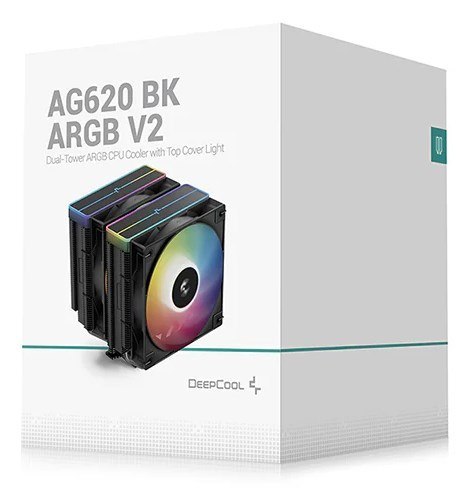 DEEPCOOL Chłodzenie DeepCool AG620 BK ARGB V2 DEEPCOOL Chłodzenie DeepCool AG620 BK ARGB V2