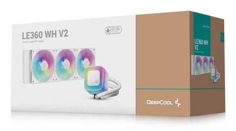 DEEPCOOL Chłodzenie wodne DeepCool LE360 WH V2 DEEPCOOL Chłodzenie wodne DeepCool LE360 WH V2