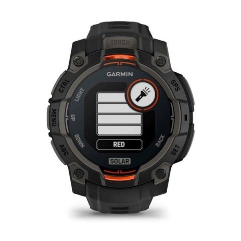 Garmin Smartwatch GARMIN Instinct 3 45mm SOLAR Black