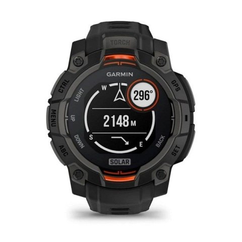 Garmin Smartwatch GARMIN Instinct 3 45mm SOLAR Black