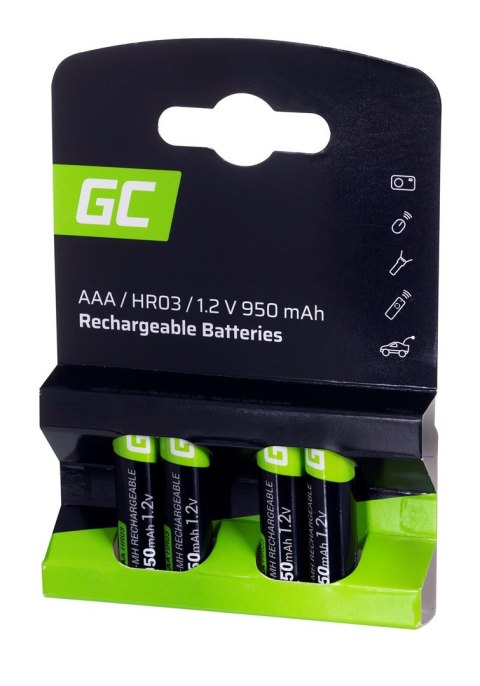 Green Cell GREEN CELL AKUMULATORKI PALUSZKI 4X AAA R3 950MAH Green Cell GREEN CELL AKUMULATORKI PALUSZKI 4X AAA R3 950MAH