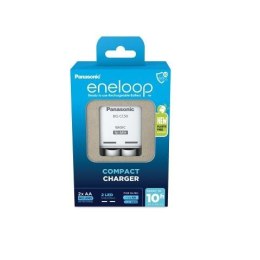 Panasonic ŁADOWARKA PANASONIC COMPACT + 2x AA ENELOOP 2000 mAh