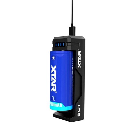 XTAR XTAR ŁADOWARKA DO AKUMULATORÓW LI-ION 18650 USB-C SC1 XTAR XTAR ŁADOWARKA DO AKUMULATORÓW LI-ION 18650 USB-C SC1