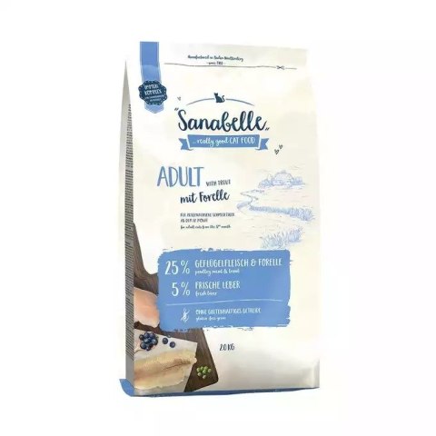 Bosch BOSCH Sanabelle Pstrąg dorosły kot 2KG Bosch BOSCH Sanabelle Pstrąg dorosły kot 2KG
