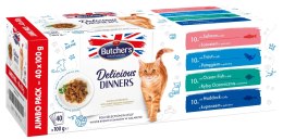 Butcher's Butcher's Delicious Dinner Jumbo Pack ryba 40x100g