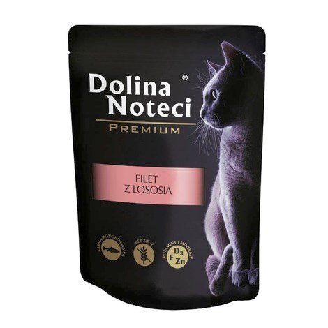 DOLINA NOTECI Karma DNP FILET Z ŁOSOSIA-KAR.DLA KOTA SASZ.85g