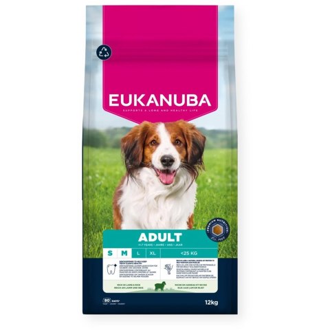 EUKANUBA EUKANUBA Small/Medium Breed Adult Lamb & Rice 12kg