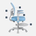 MARK ADLER Fotel obrotowy Junior 5.0 Blue