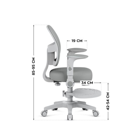 MARK ADLER Fotel obrotowy Junior 5.0 Grey MARK ADLER Fotel obrotowy Junior 5.0 Grey