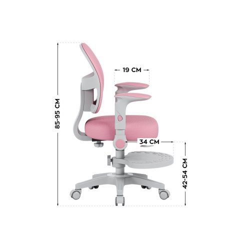 MARK ADLER Fotel obrotowy Junior 5.0 Pink MARK ADLER Fotel obrotowy Junior 5.0 Pink