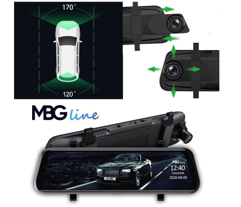 MBG line Wideorejestrator lusterko MBG Line HS900 PRO Sony (WYPRZEDAŻ) MBG line Wideorejestrator lusterko MBG Line HS900 PRO Sony (WYPRZEDAŻ)
