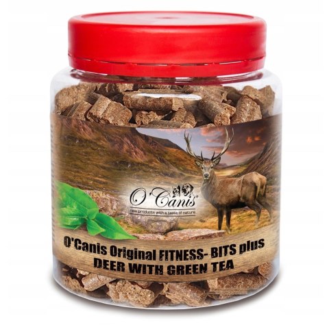 O'Canis O'Canis Przysmak trenerski jeleń ziel.herbata 400g O'Canis O'Canis Przysmak trenerski jeleń ziel.herbata 400g