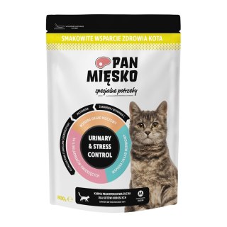PAN MIĘSKO Pan Mięsko Urinary & Stress Control sucha karma dla kota 800g