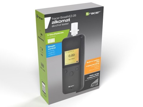 Tracer TRACER ALKOMAT BREATHEZ-2B PÓŁPRZEWODNIKOWY TRAALC47557 Tracer TRACER ALKOMAT BREATHEZ-2B PÓŁPRZEWODNIKOWY TRAALC47557