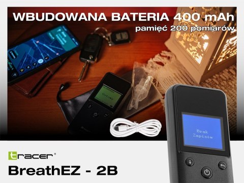 Tracer TRACER ALKOMAT BREATHEZ-2B PÓŁPRZEWODNIKOWY TRAALC47557 Tracer TRACER ALKOMAT BREATHEZ-2B PÓŁPRZEWODNIKOWY TRAALC47557