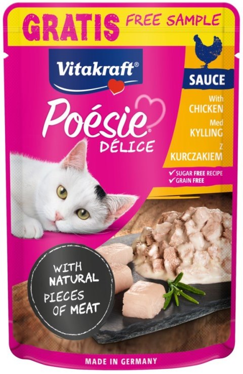 Vitakraft VITAKRAFT POESIE DELI SAUCE KURCZAK 85G